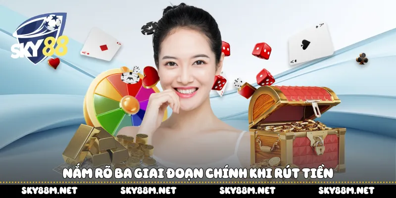 Nắm rõ ba giai đoạn chính khi rút tiền